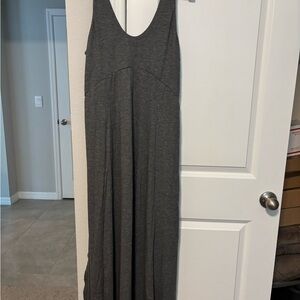 HALARA Gray Maxi Scoop Neck Sundress